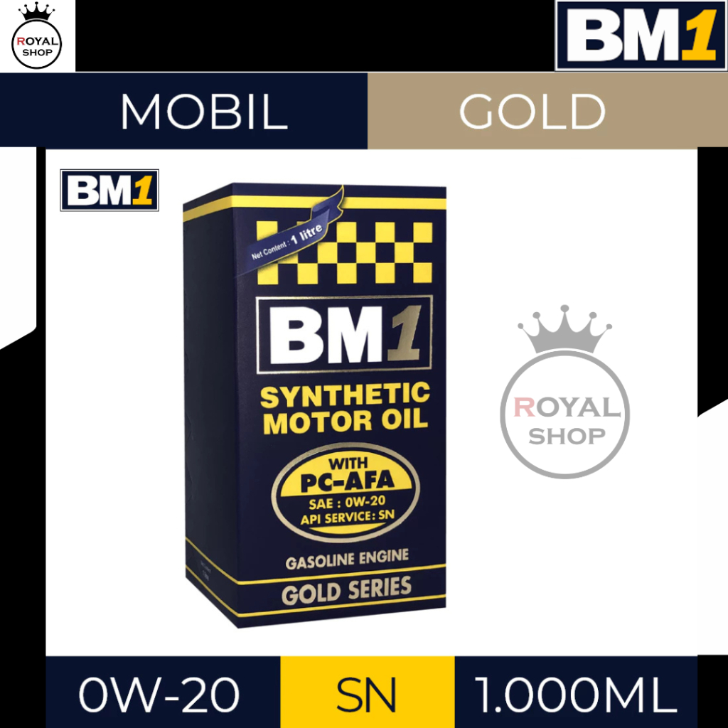 OLI MOBIL GASOLINE BM1 GOLD SERIES 0W-20 SN (1L)