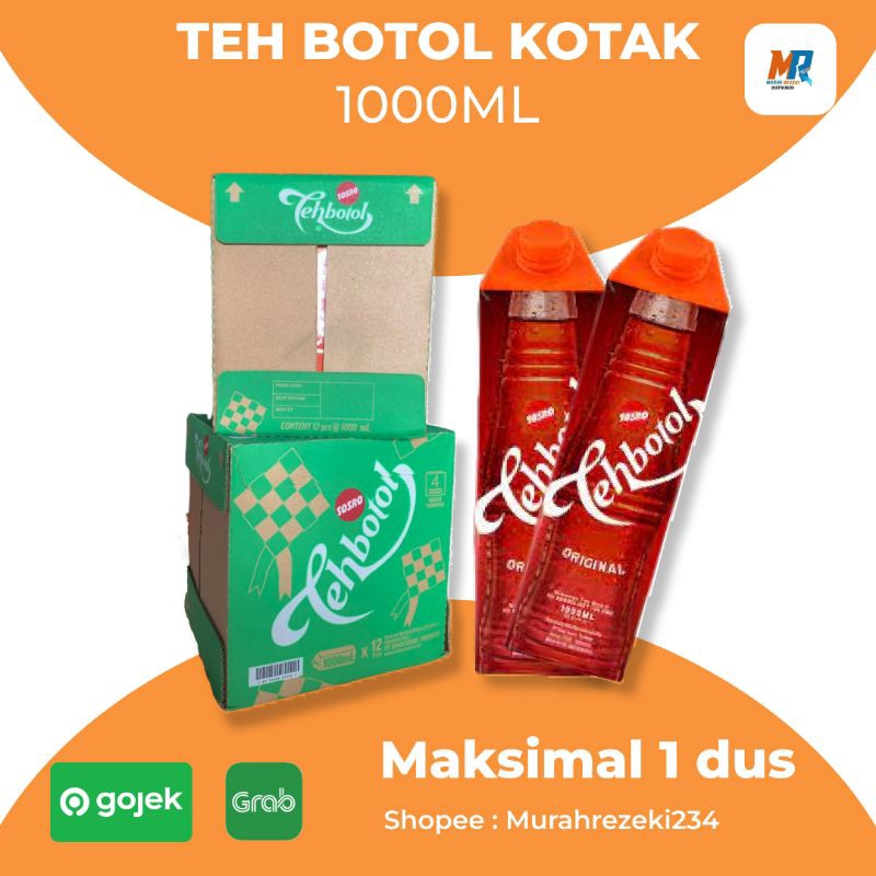 

Teh Botol Kotak 1000ML isi 12 pcs/dus