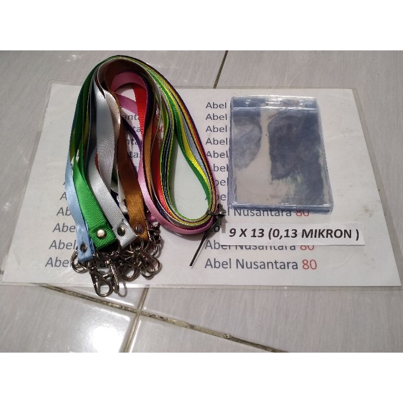 

paket Tali 1,5 cm polos+plastik panitia uk 9x13cm isi paket 10 pcs tebal plastik 0, 13 mikron