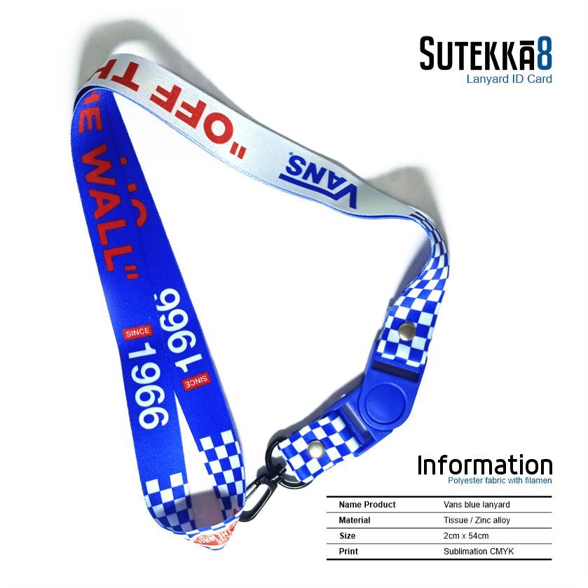 

LANYARD TALI ID CARD VANS BLUE