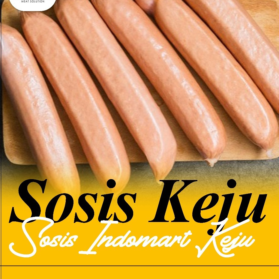 sosis beku siap makan dengan isian keju