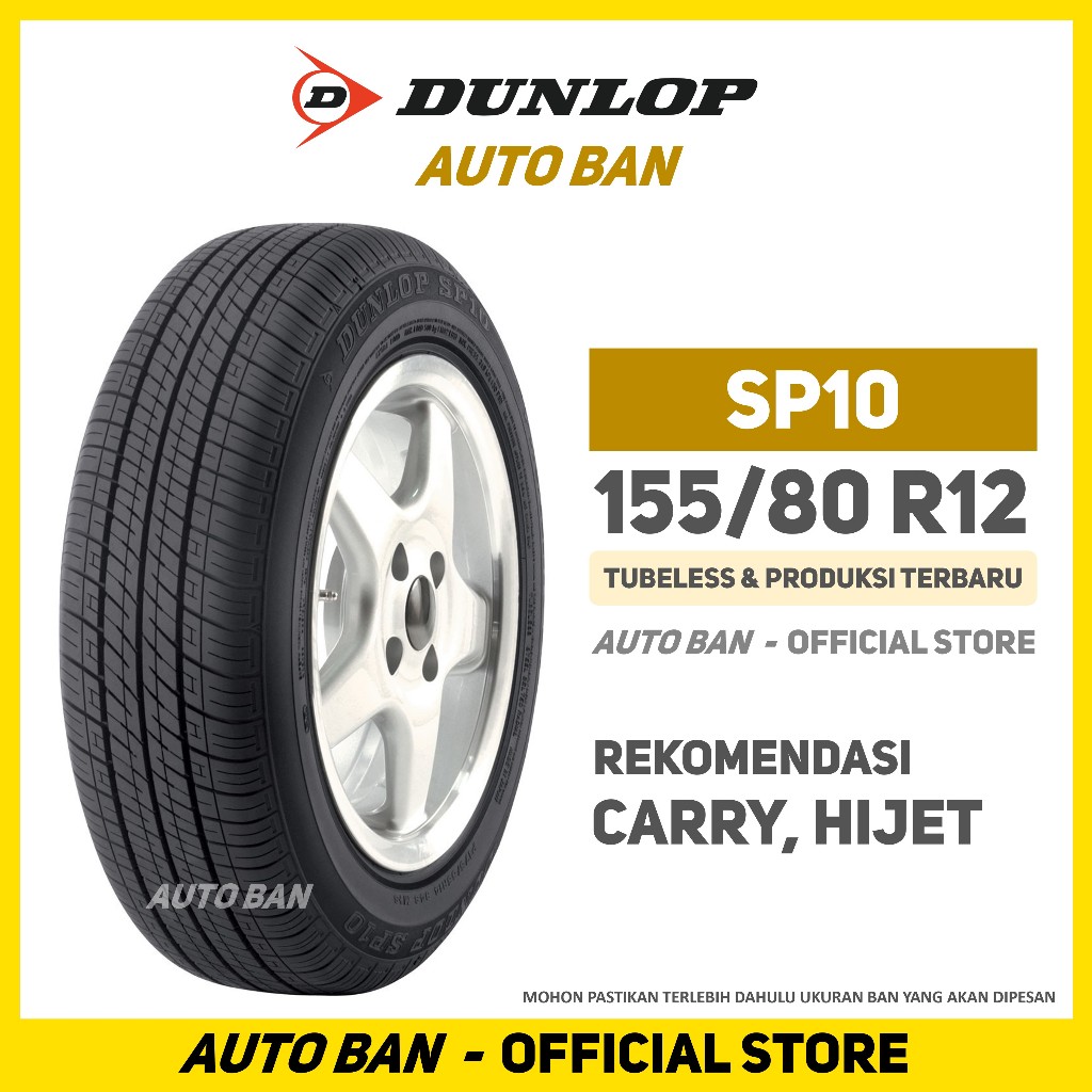 Ban Dunlop SP10 155/80 R12 Ban Mobil Carry Hijet