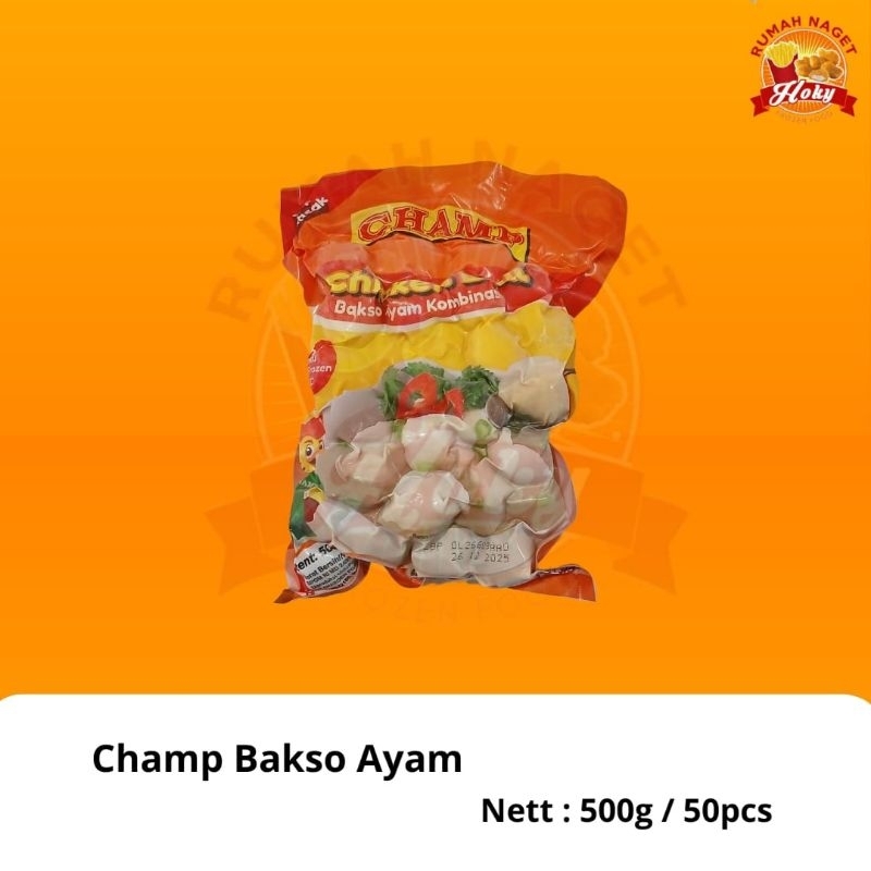 

Bakso Ayam Champ Chicken Ball 500 gr