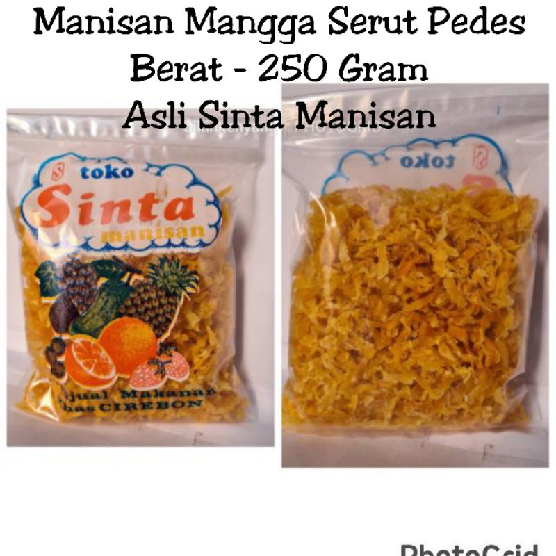 

Mangga Serut Pedes Berat = 250 Gram Asli Sinta Manisan Khas Cirebon