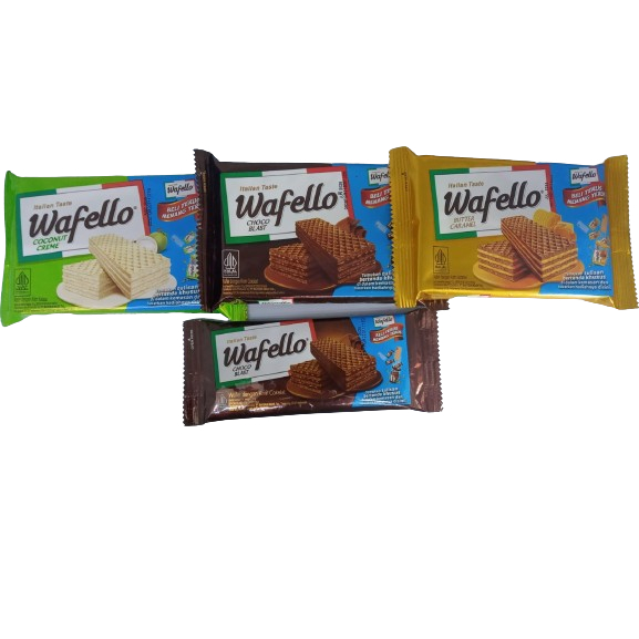 

WAFELLO ITALIAN TASTE COCONUT CREME/BUTTER CARAMEL/CHOCO BLAST/CHOCO BLAST 43G/CHOCO BLAST 17G