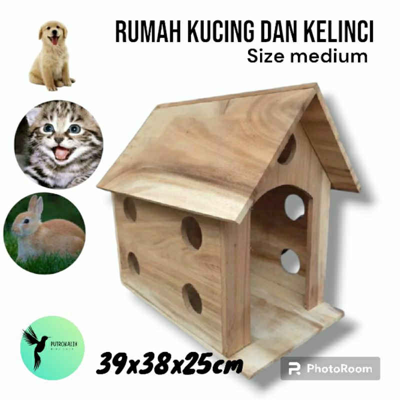 Rumah Kucing dan Kelinci Medium glodok sarang burung besar kelinci kura" dll