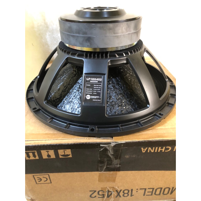 komponen speaker rcf 18x452 18inc