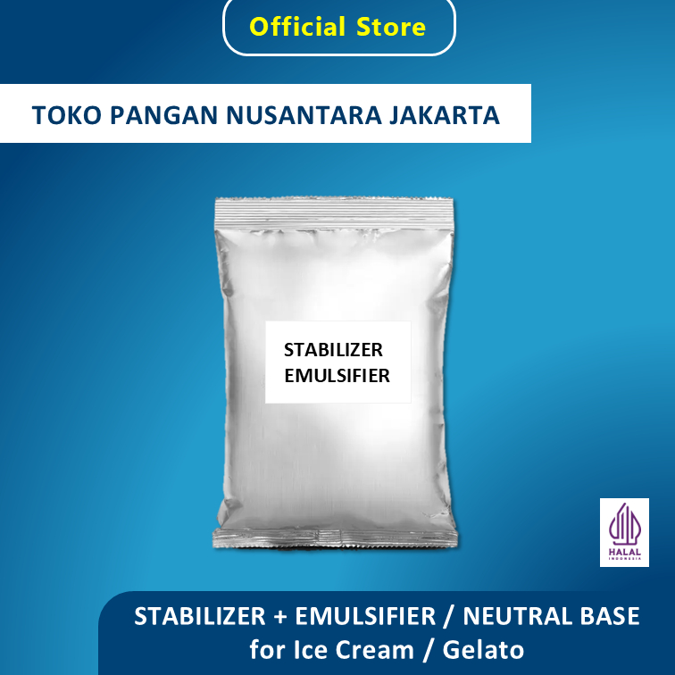 

Stabilizer Emulsifier Gelato / Ice cream (1000gr)
