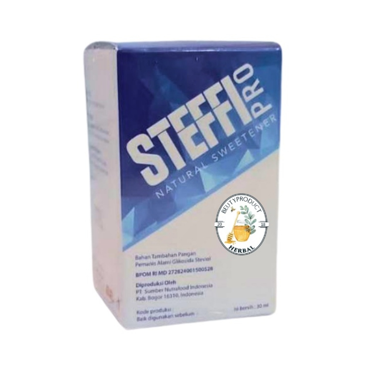

STEFFI PRO - Pemanis Alami Stevia Tetes 0 Kalori Pengganti Gula 30ml