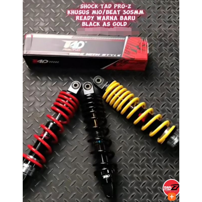 SHOCK TAD RACING PRO-Z MIO/BEAT 305 MM ORI SHOCKBREAKER BELAKANG  SOKBREKER