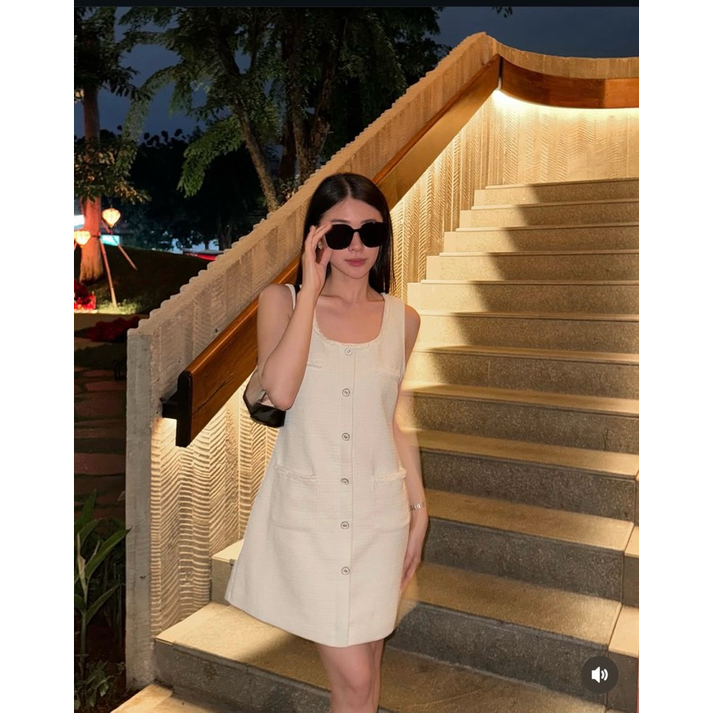 [ Keyclothingline ] Meghan Tweed Dress / Mini Tweed Dress