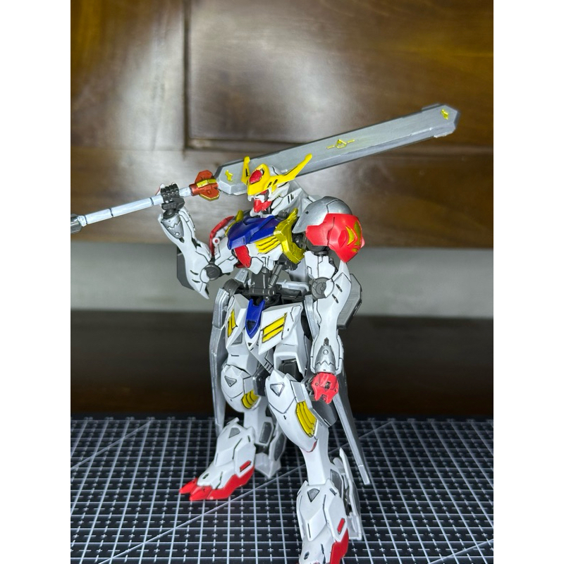 Hg 1/144 Barbatos lupus bootleg udah dirakit + udah dicustom