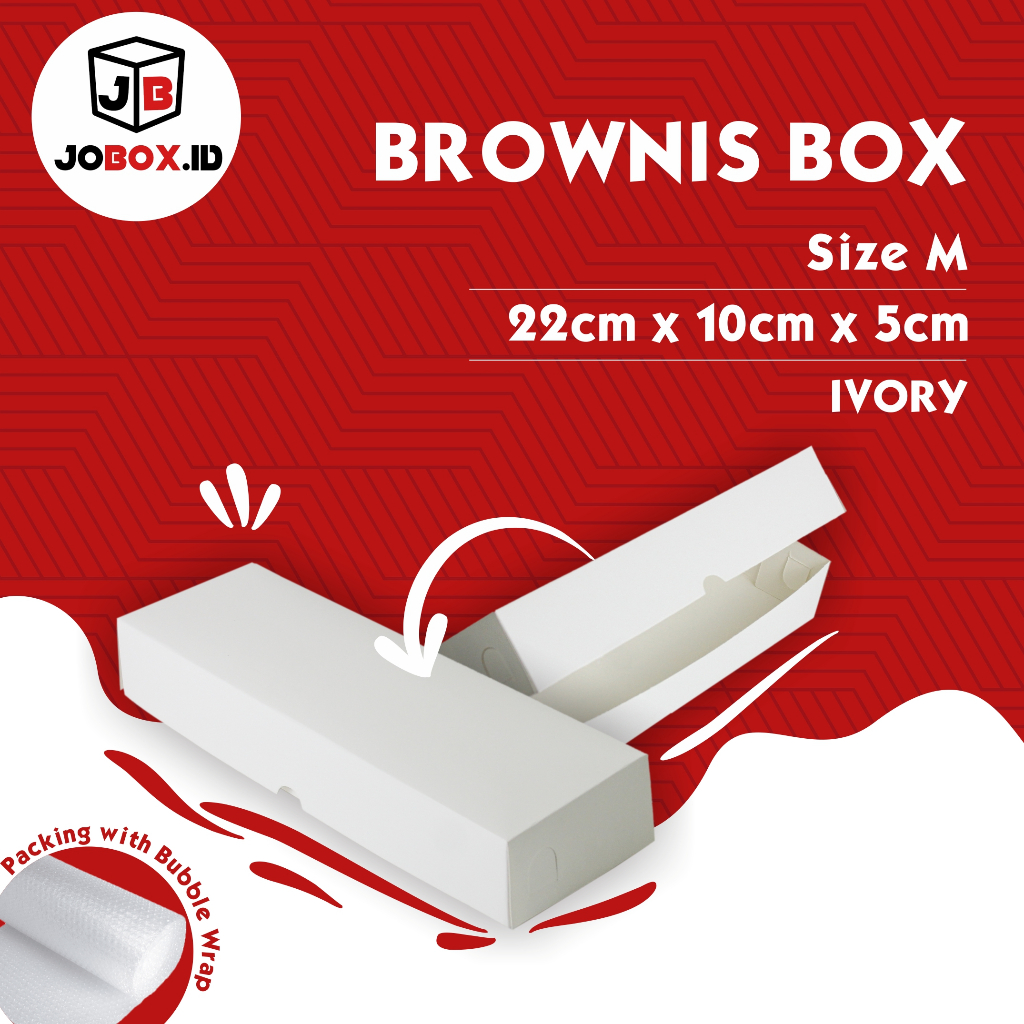 

Box Brownies Ivory Size M 22x10x5 cm / Box Kraft / Dus Brownis / Box Brownies / Box Donat isi 3 / Dus Donat murah / Box Kraft / Box Donat murah
