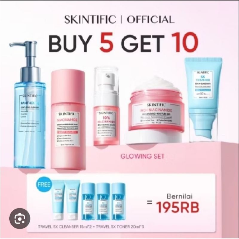 Skintific glowing set