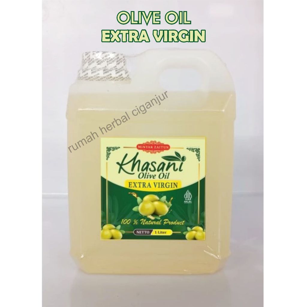 

Paket 1 Liter Minyak Zaitun Khasani Extra Virgin