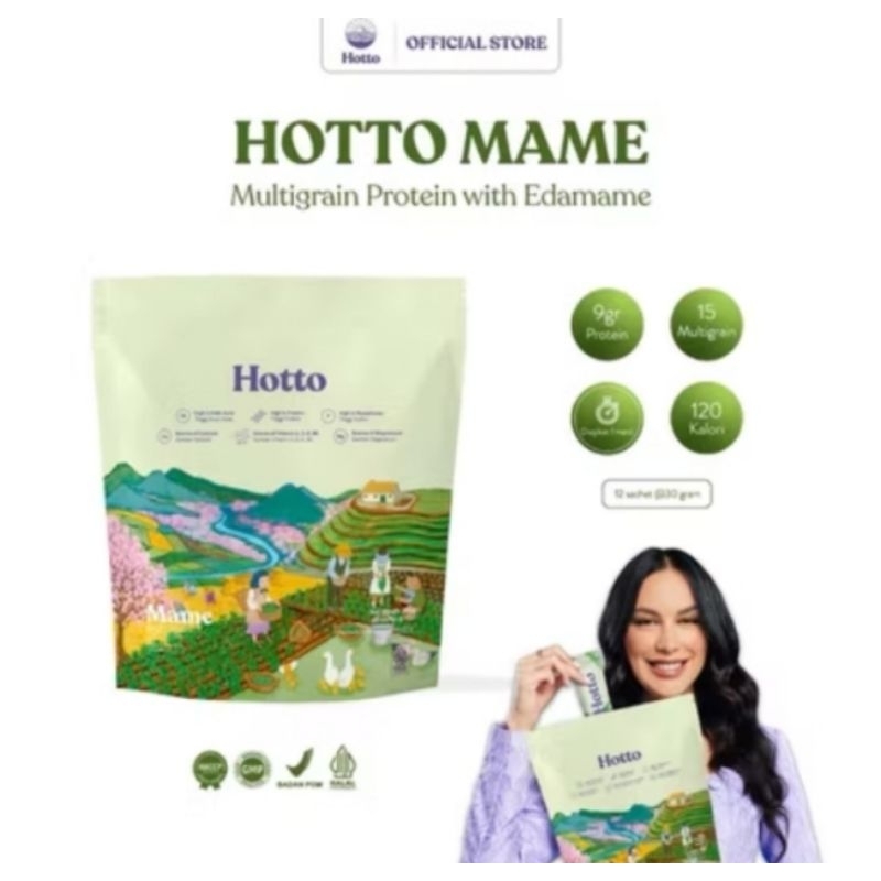 

Hotto Mame 100% Original 12 Sachet Minuman Multigrain Superfood