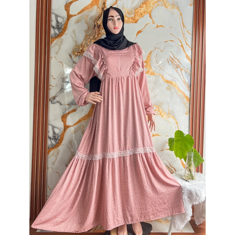 Galeri Klambi Gamis Yasmine Rayon Premium