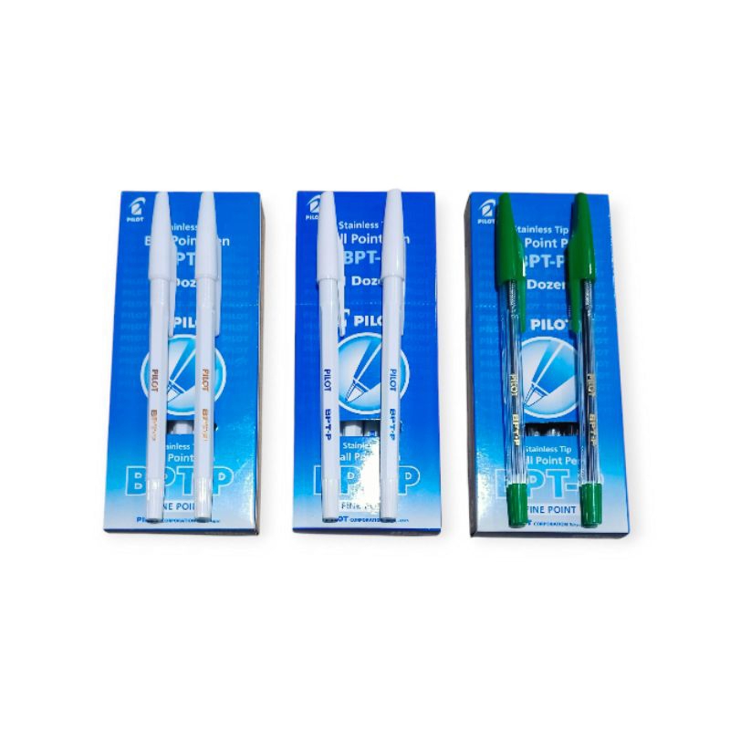 

Bolpoin PILOT BPT-P Body Putih (1Pak/12Pcs)