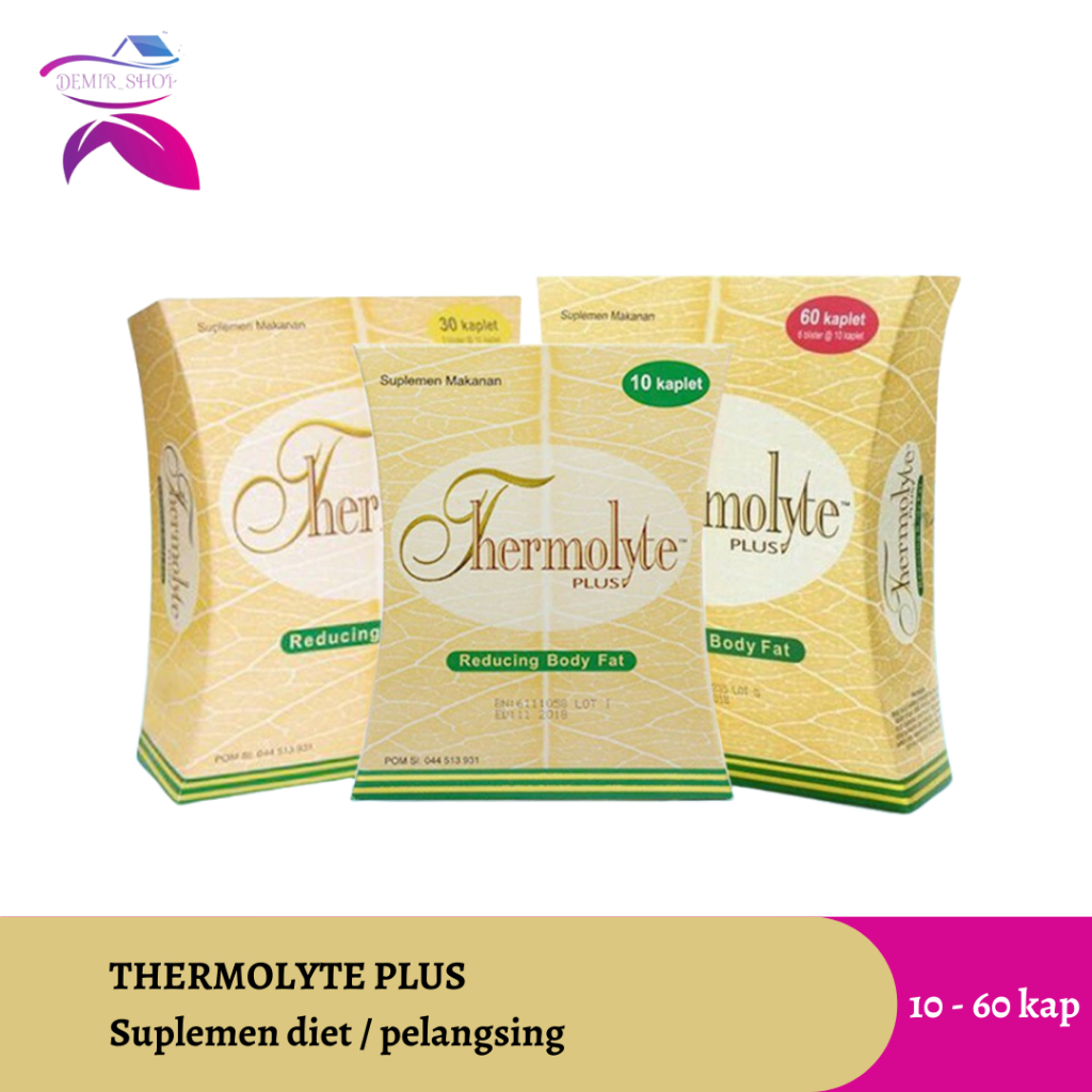 Thermolyte Plus / Thermolyte Plus 10 dan 30 / Obat Pelangsing Alami