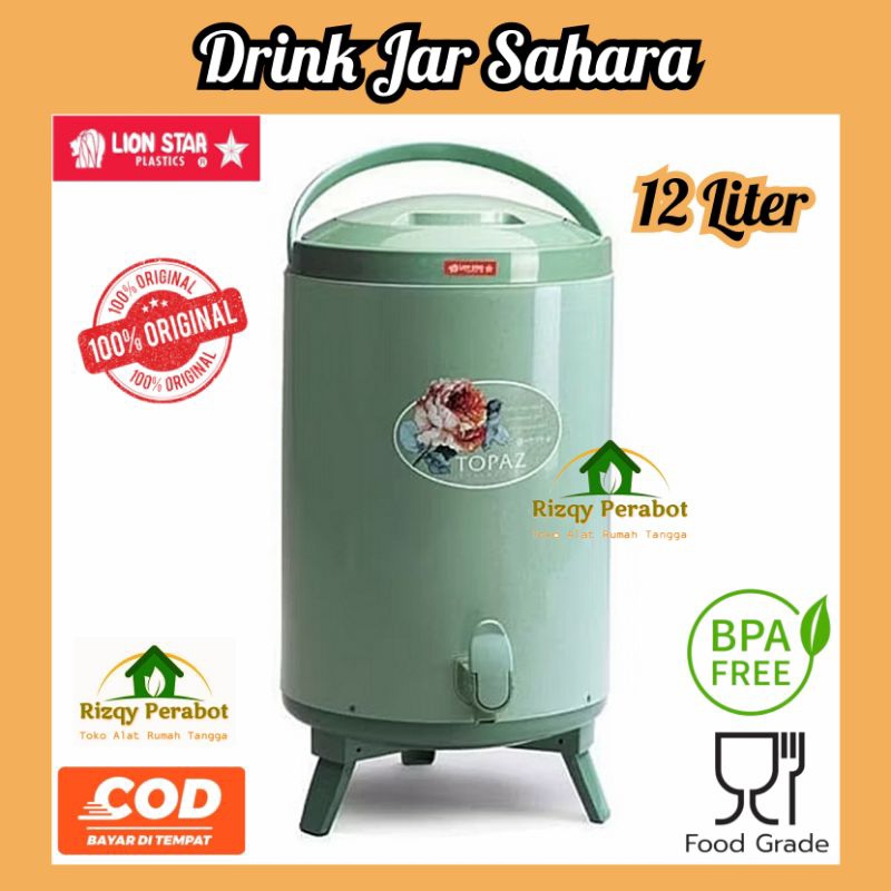 DISPENSER SAHARA DRINK JAR LIONSTAR 12 LITER/ LION STAR Sahara Drink Jar / Termos Dispenser Air pana