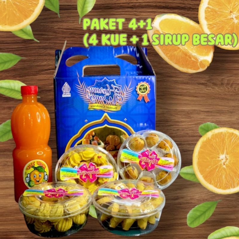 

OBRAL Hampers Kue Lebaran 2025 Harum Wangi HARGA MURAH - VARIAN ISI 4 BUNDAR + 1 SIRUP BESAR