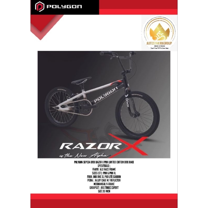 Polygon Sepeda BMX RAZOR X PRO Limited Edition Bmx Race