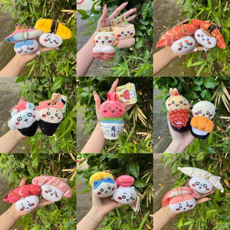 Gantungan Kunci Boneka Chiikawa Usagi Hachiware Momonga / KEYCHAIN CHIIKAWA USAGI HACHIWARE PLUSH NE