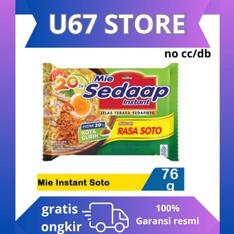 

Sedaap Mie instant Rasa Soto
