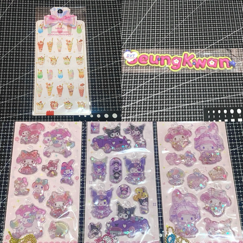 

Sticker Melody Kuromi Cream Soda Water Sticker Keyring