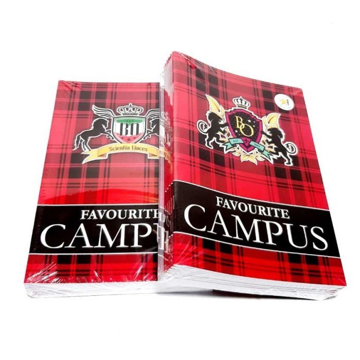 

Grosir (10buku) Buku Tulis FAVOURITE/ALFA Campus isi 36 lembar panjang - Campus 36 lbr
