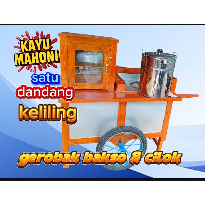 gerobak cilok dan bakso keliling