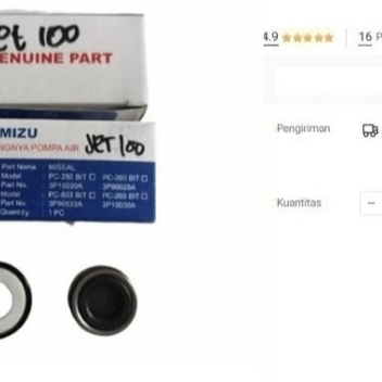 

Oli Seal Kit SHIMIZU Jet-108 Jet-100 Mechanical Seal Jet108 Jet100 250