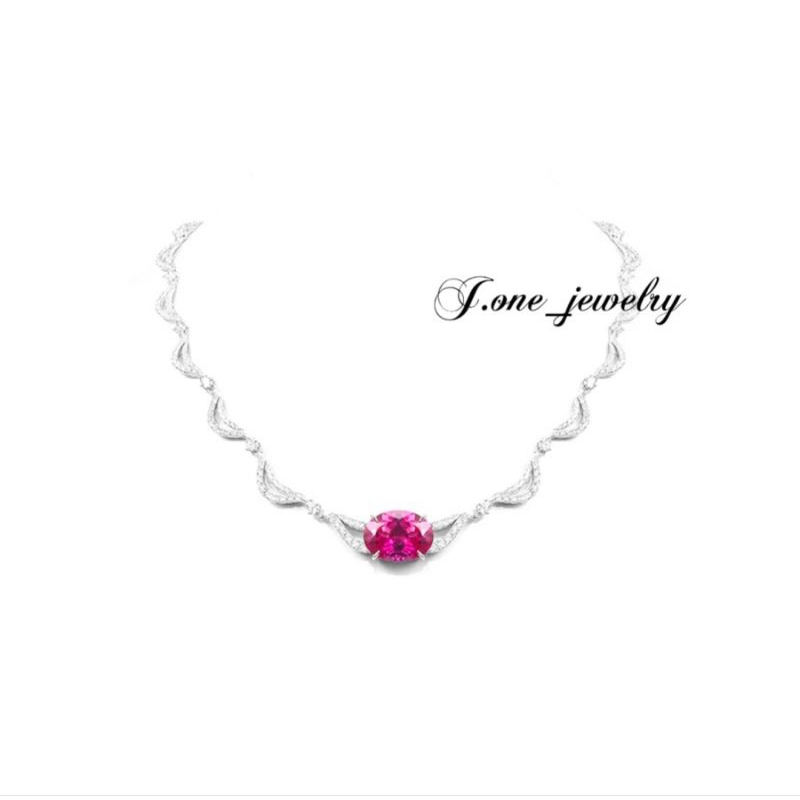 Kalung Pink Tourmaline 15ct Kualitas Premium