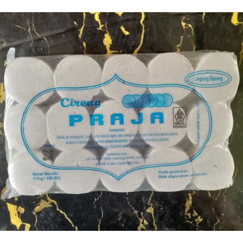 

Cireng Praja isi 105pcs 725gr