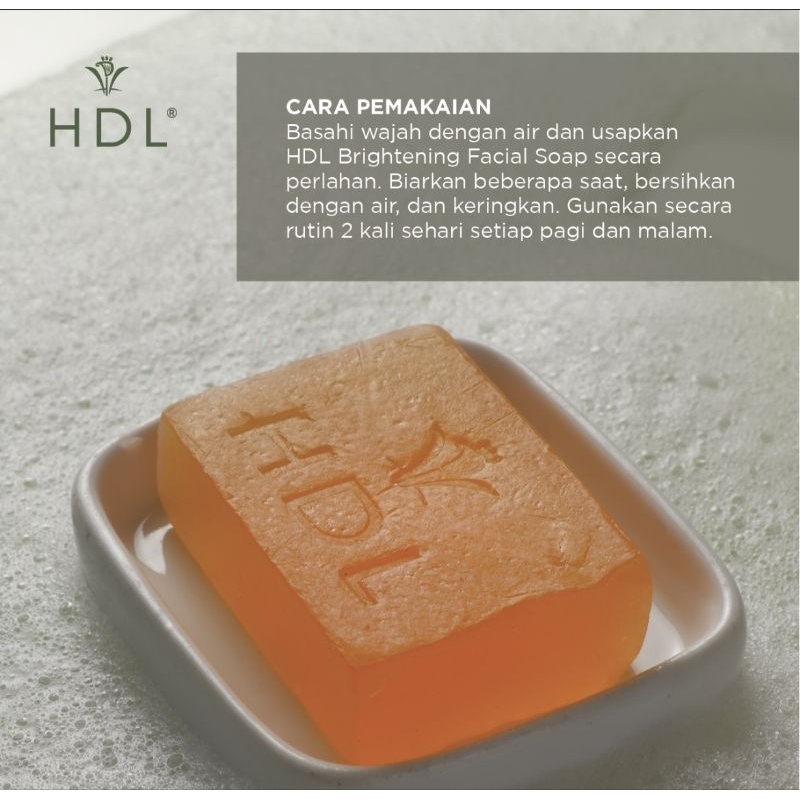 HDL BRIGHTENING FACIAL SOAP - Face wash  - SABUN WAJAH - SABUN PEMBERSIH WAJAH BPOM