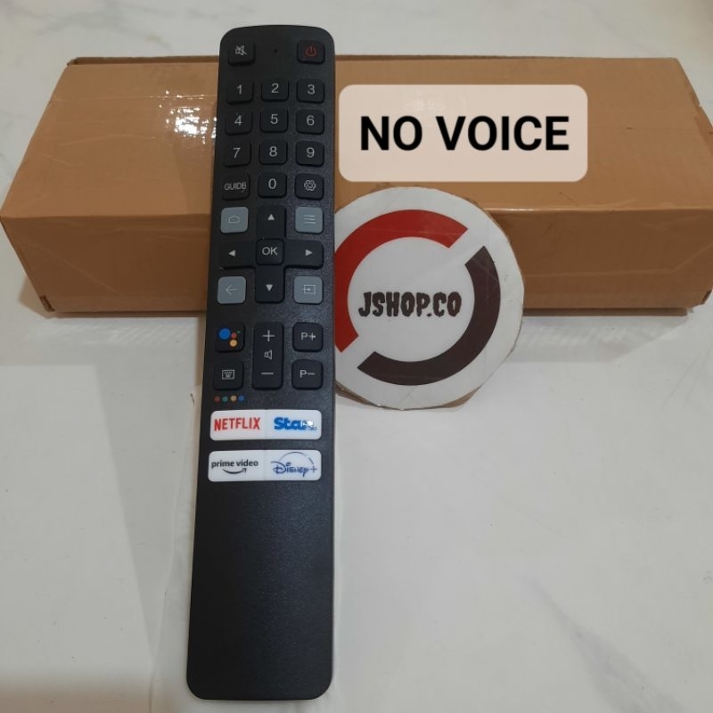 REMOTE/REMOT TV LCD LED TCL RC901V ANDROID SMART TV NETFLIX PRIME VIDEO NO VOICE