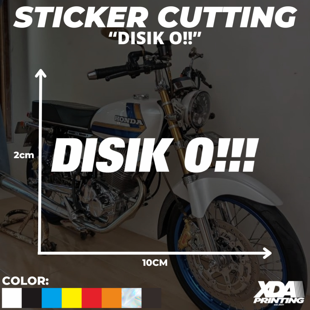 

STIKER STICKER CUTTING KATA KATA VIRAL DISIK O!!! UNTUK MOTOR MOBIL HEREX CB GL MEGAPRO MATIC AEROX VARIO