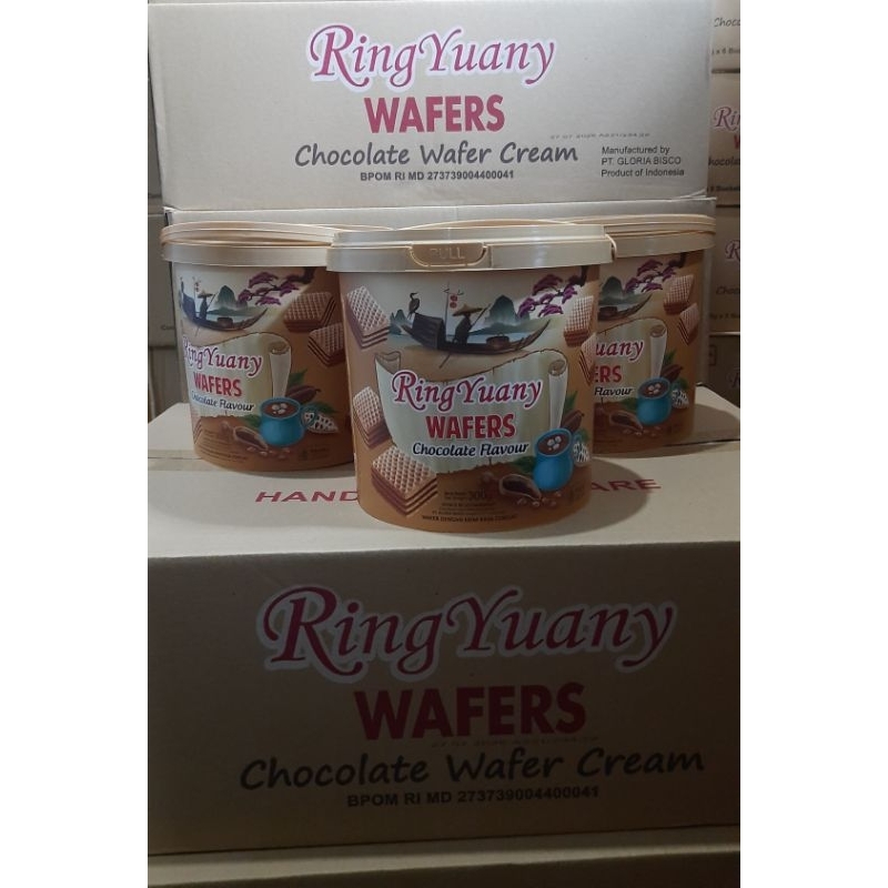 

Ring Yuany Wafer Cream Chocolate Flavour