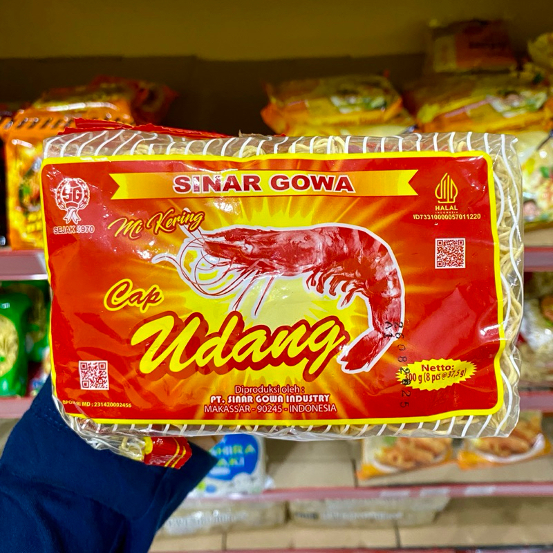 

Sinar Gowa Mi Kering Cap Udang 300gr