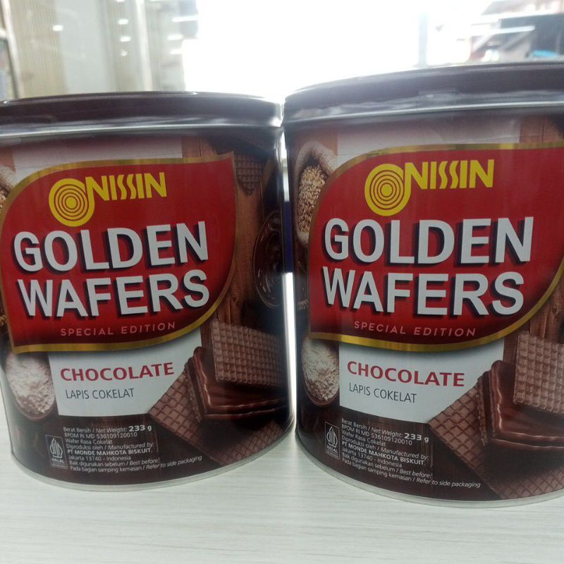 

NISSIN GOLDEN WAFERS COKLAT SPESIAL EDITION 233GR