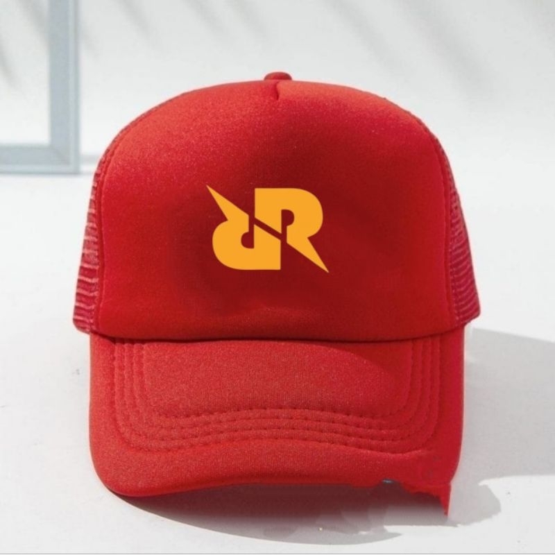 jual topi jaring/trucker,topi bisbol,topi santai,topi logo rrq