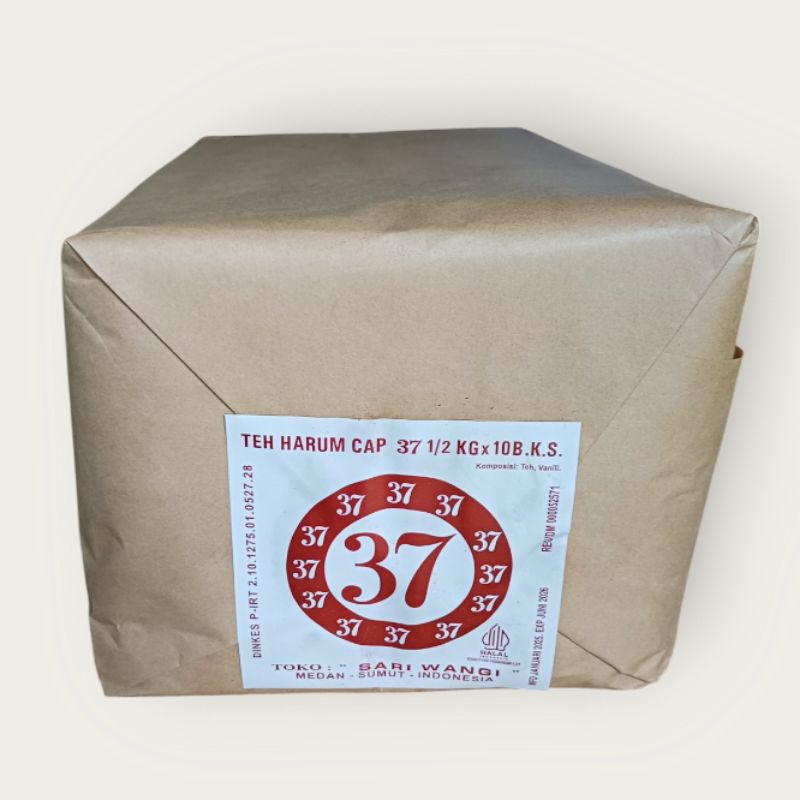 

Teh Harum Cap 37 Kemasan 500 gram x 10 Bks ( 1 bal )