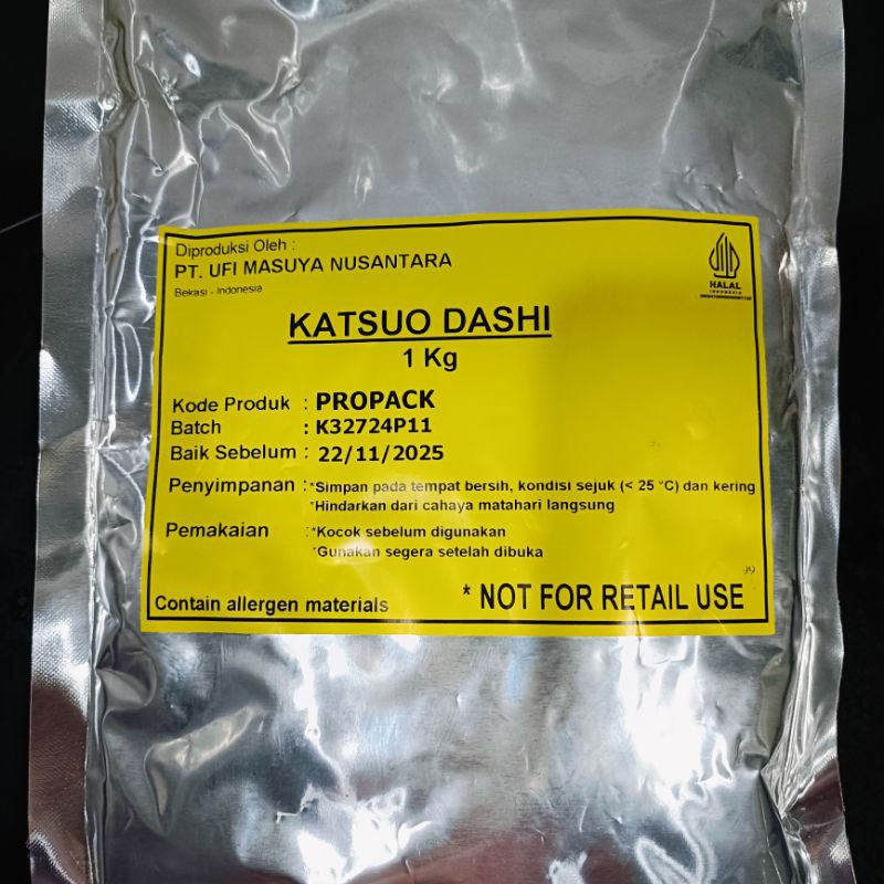 

Takumi Katsuo Dashi Propack 1Kg Halal / Bubuk Kaldu Ikan