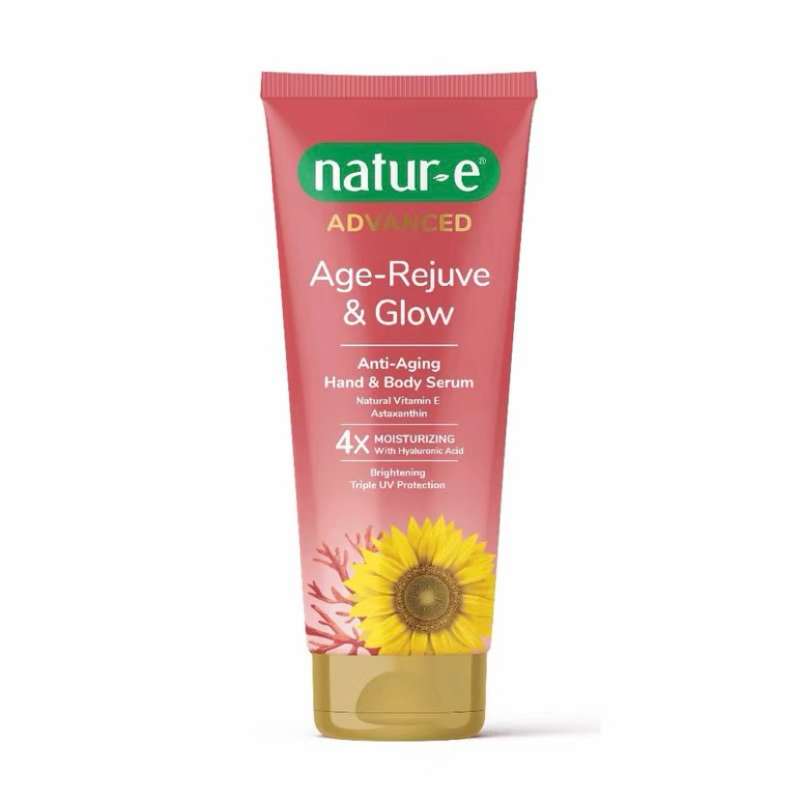 Natur-E Advanced Age-Rejuve & Glow Body Serum / Anti-Aging Skincare / Lotion Siang Malam / Perawatan