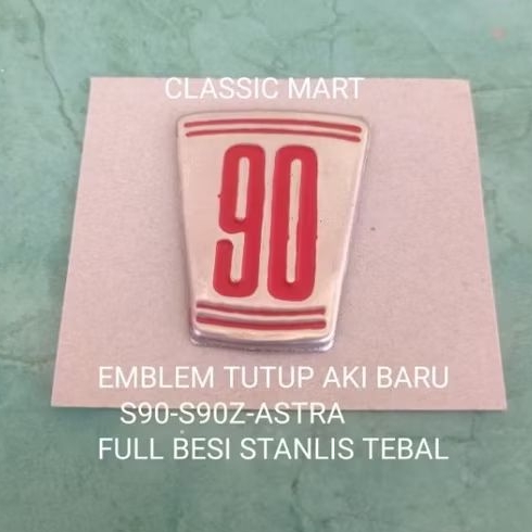 EMBLEM COVER TUTUP AKI HONDA S90 S90Z 90Z ASTRA