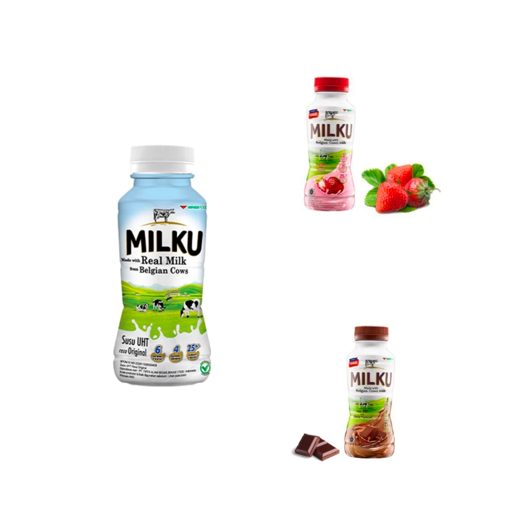 

Milku Botol Susu UHT 200 mL