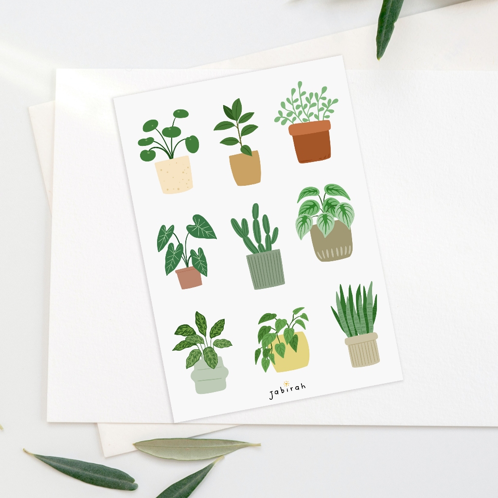 

Journal Sticker - Houseplants - Jabirah