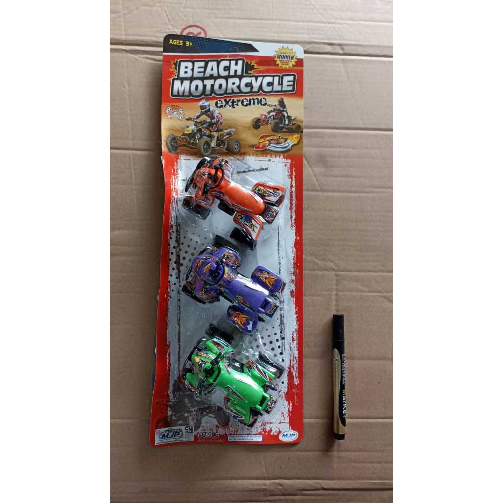 Mainan Anak Motor ATV Isi 3 pcs //Mainan Beach MotorCycle// ATV 906