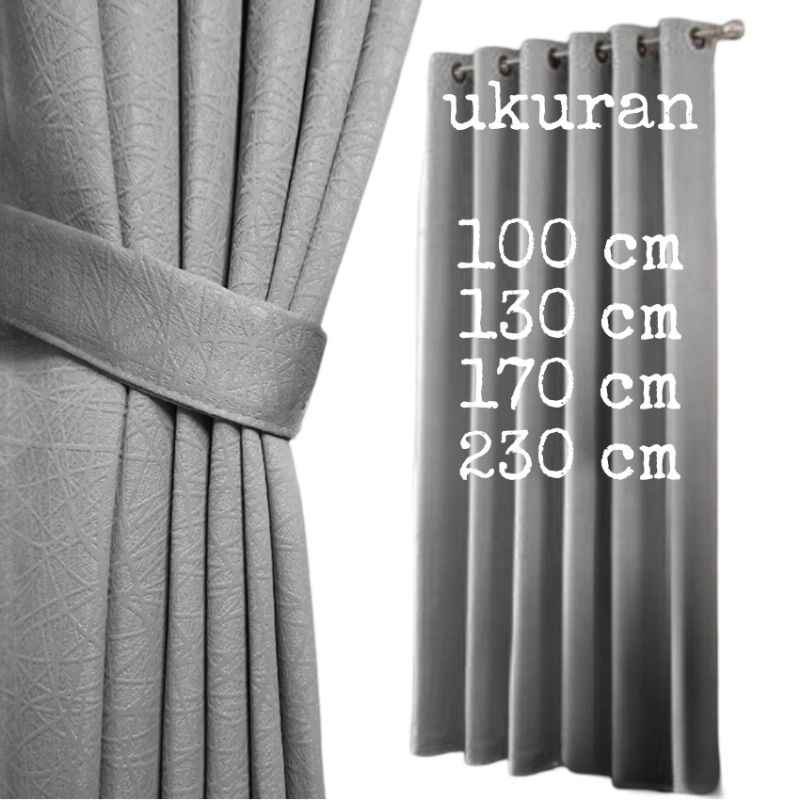 GORDEN BLACKOUT TEBAL IMPORT PREMIUM TINGGI 100 130 170 230