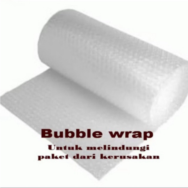 

Tambahan packing bubble wrap